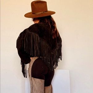 1980s Suede Fringe Jacket